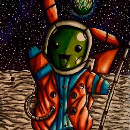 Astronaut Pikachu 