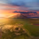 Midnight Sun In Northern Iceland