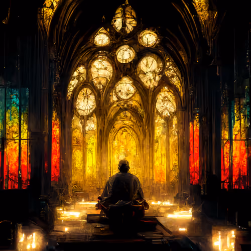 Meditation Blue Genesis #20
