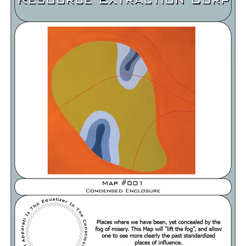 Map #001 - Series #001 - Edition # 1 of 8 - Asset Specification Sheet