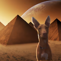 Pharaoh hound - Pyramids