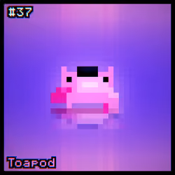 CryptoPixies #37 Toapod