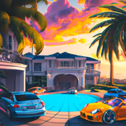 ZZ LUXURIOUS LIFESTYLE DIGITAL ART BY PISHU SHAMDASANI 060 1/1 topaznfts 