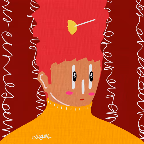 #-762 I have candy in my head.