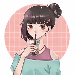 Milk Tea Boba Girl