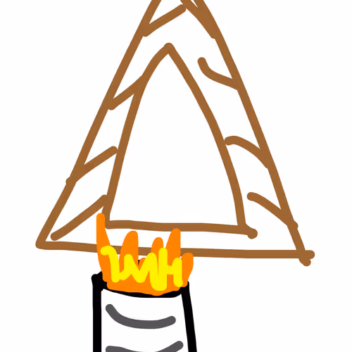 shitty brown tent