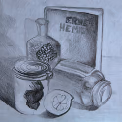 Still life with a lemon