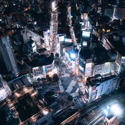 Night view of Tokyo