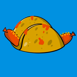 hot dog taco