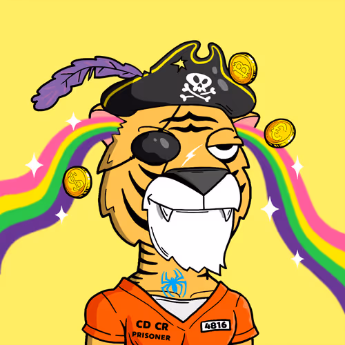 Grouchy Tiger Social Club #4801
