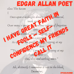 Edgar Allan Poe poetrychain