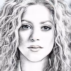 FaceArt Shakira