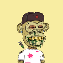 KBA Zombie Mutated Gold Grill Smiley Ape Version 2
