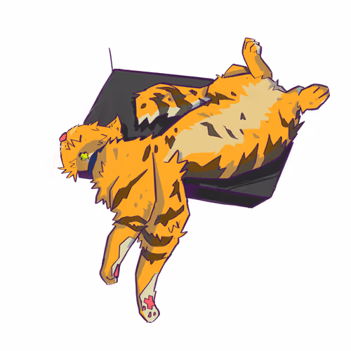 Lazy Cats and FSK