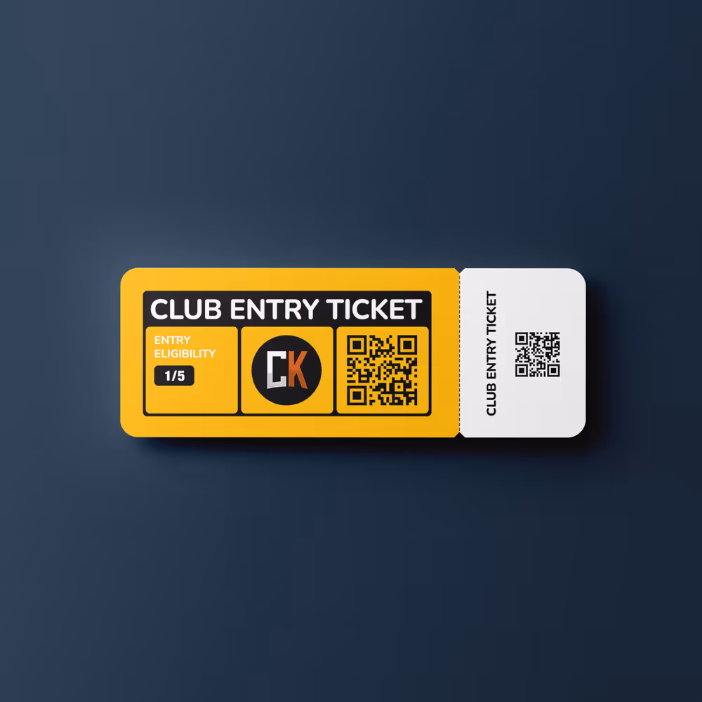 COACHK - CLUB (Temporary Entry Ticket)
