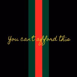 You can't afford this - flashy