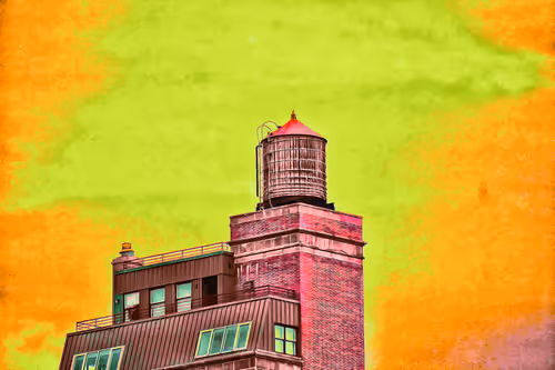 Looking UP - NYC Water Towers