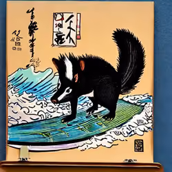 skunk surfing