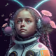Holographic space girls (AI)