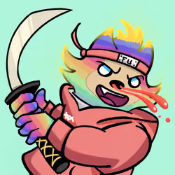 Supery Sayian Fangster by @TianaPrincearT
