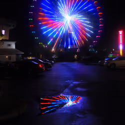 Ferris Wheel #10 - Patriotic Fan
