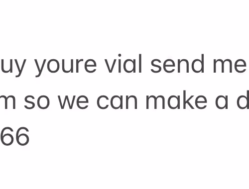 I want to buy youre vial send me message on telegram so we can make a deal @nftplug666