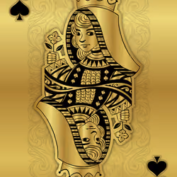 Gold Spade Queen 1