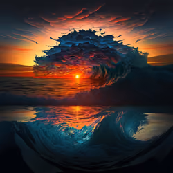 ocean sunset
