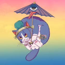Meow and Karakasa Kozō. #2