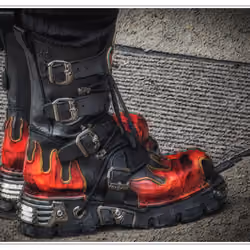 On fire
