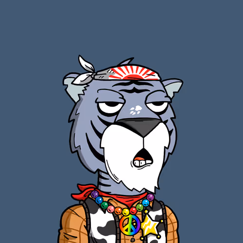 Grouchy Tiger Social Club #9801