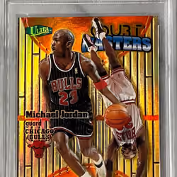 1997 Fleer Ultra Michael Jordan Court Masters #1CM PSA 8