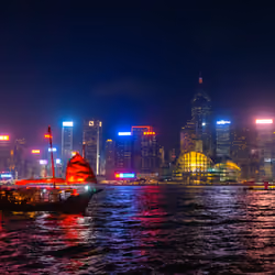 Victoria harbour with twilight. #1
