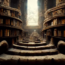 Stairway to Library of Babel