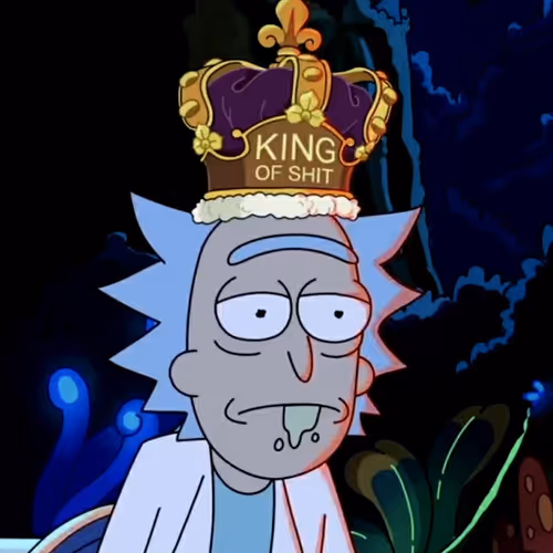KIng Of Shit Rick And Morty