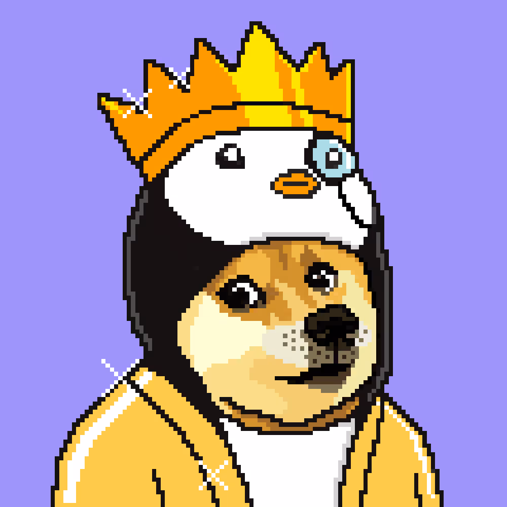 Dogepunks #140 - Pengu King Doge