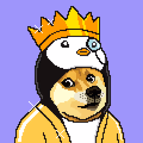 Dogepunks #140 - Pengu King Doge