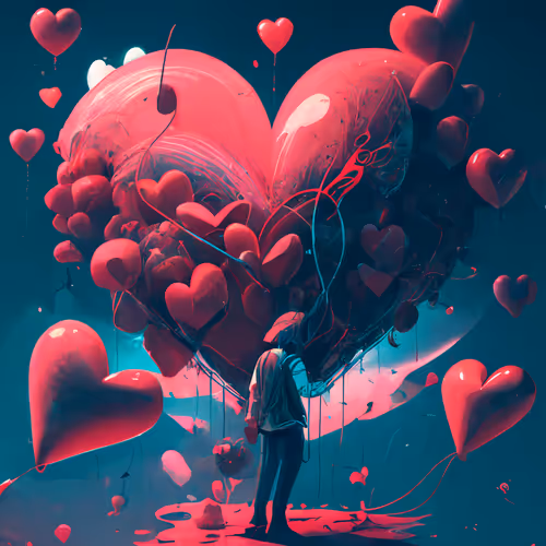 Happy Valentines Day Art