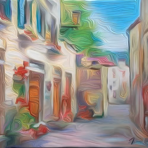 730 A Summers Day on a street in Sarno Italia