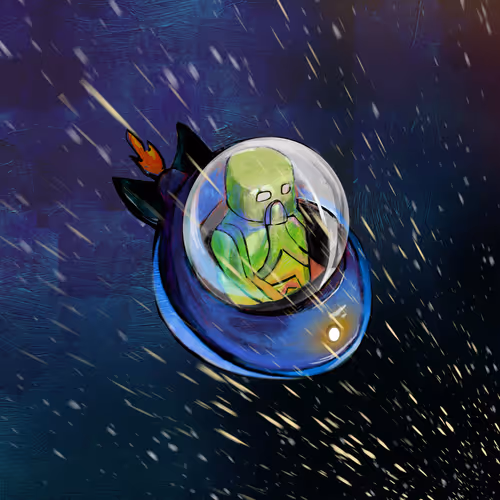 Warp Speed Bidding Green Alien