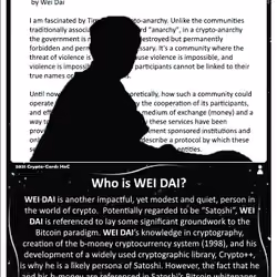 Crypto-Cards HoC WEI DAI White Base S1C6-SN19