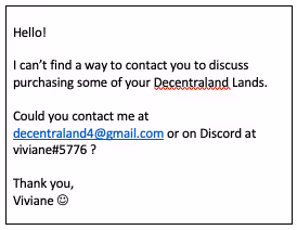 reaching out for land