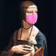 Lady with an ermine wear a mask V2