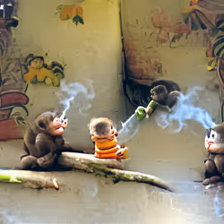 Smoking Ape #019