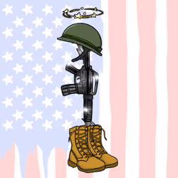 Battlefield cross (Black) Star Halo