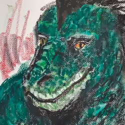 Tyrannosaurus Scavenger Green