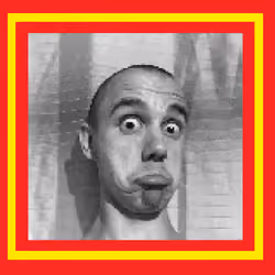 CRYPTO PUNK Pixelporträt BOY life PIC BLACK & WHITE #0230