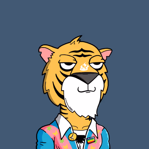 Grouchy Tiger Social Club #4977