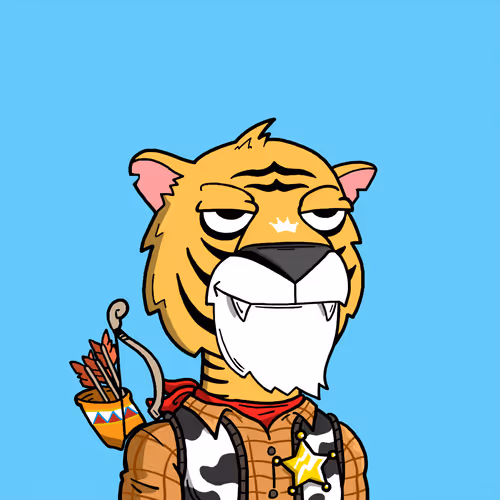 Grouchy Tiger Social Club #4861