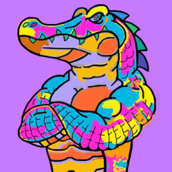 Multicolor Gator- Wild Gators #02
